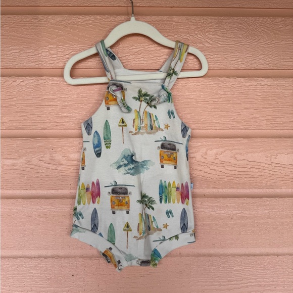 Moana & Kai Other - Baby Surf Print Romper